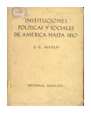Instituciones politicas y sociales de America hasta 1810 de  J. C. Astolfi
