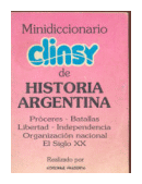Minidiccionario Clinsy de historia argentina de  _