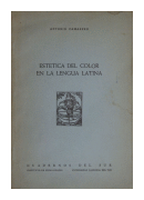Estética del color en la lengua latina de  Antonio Camarero