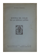 Esttica del color en la lengua latina de  Antonio Camarero