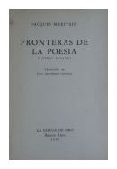 Fronteras de la poesa y otros ensayos de  Jacques Maritain