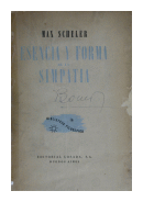 Esencia y formas de la simpata de  Max Scheler